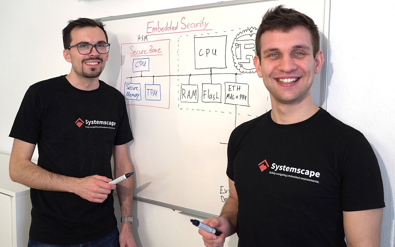 Julian Dickert und Joel Schulz-Andres, Systemscape GmbH